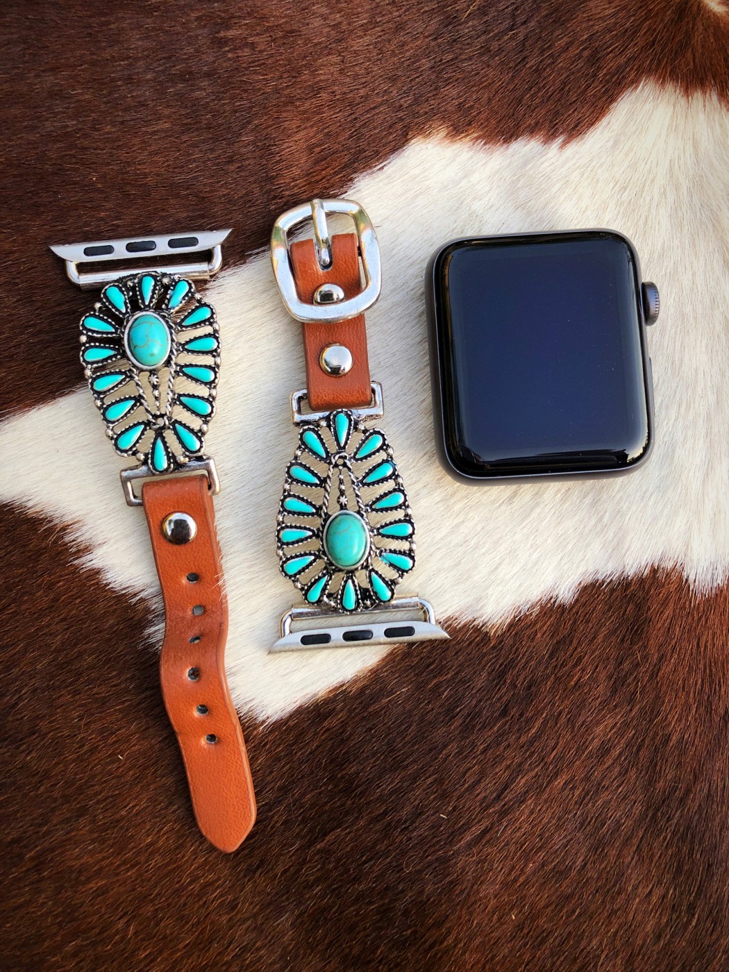 Saddle Up ” Western Watch Band ( Turquoise ) | Ale Accessories
