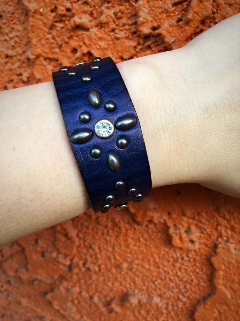 Flower Leather Bracelet