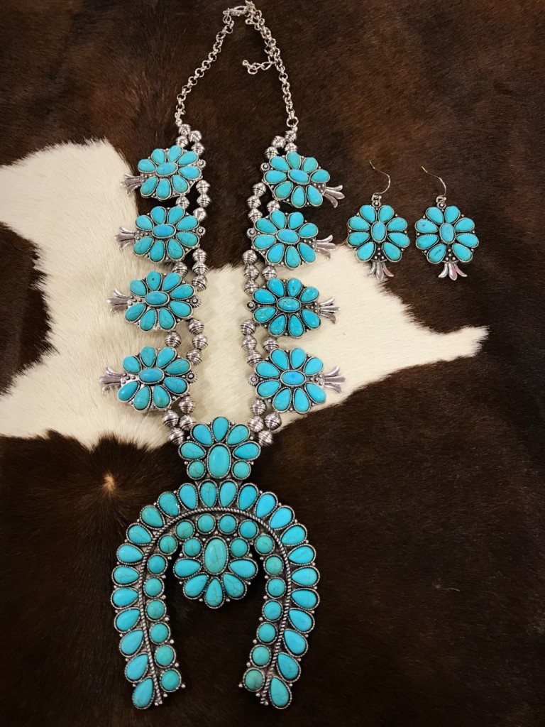 squash blossom necklace set