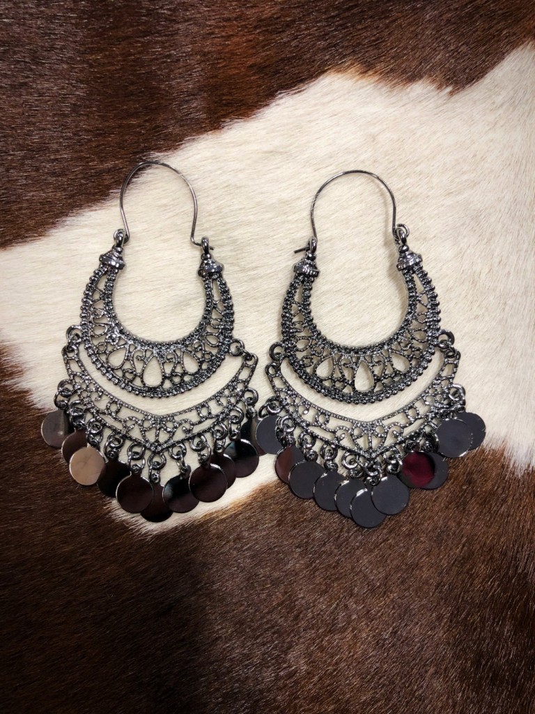 coin drop earrings