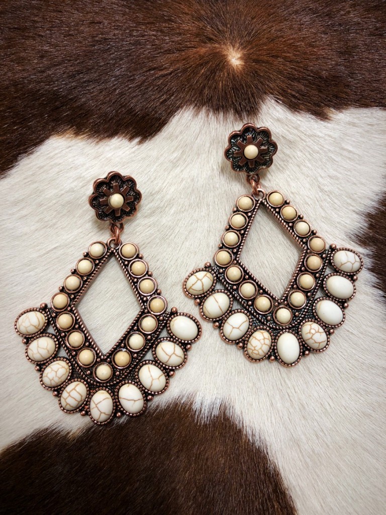 western fashion earrings