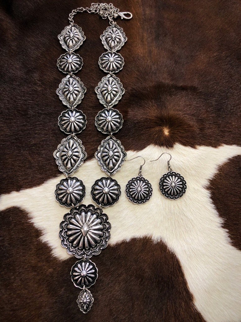 western concho necklace