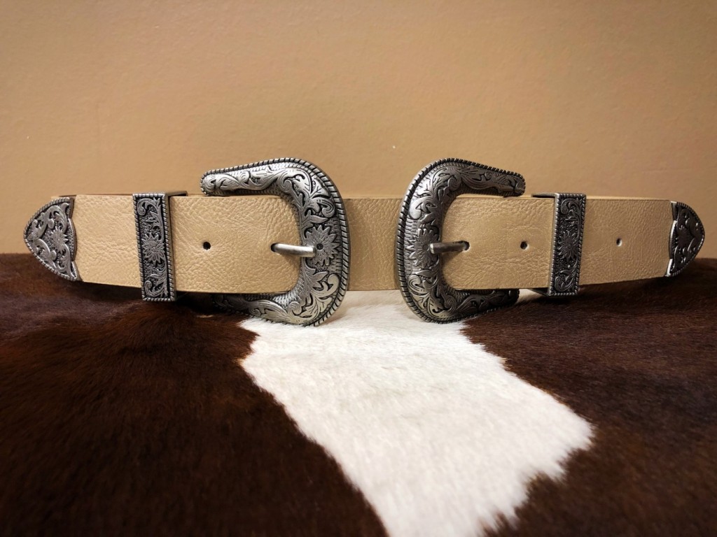 double buckle belt