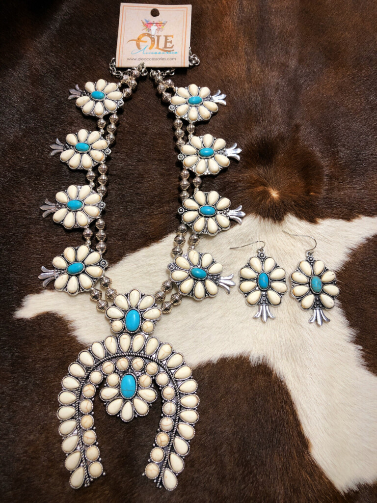 western squash blossom necklace