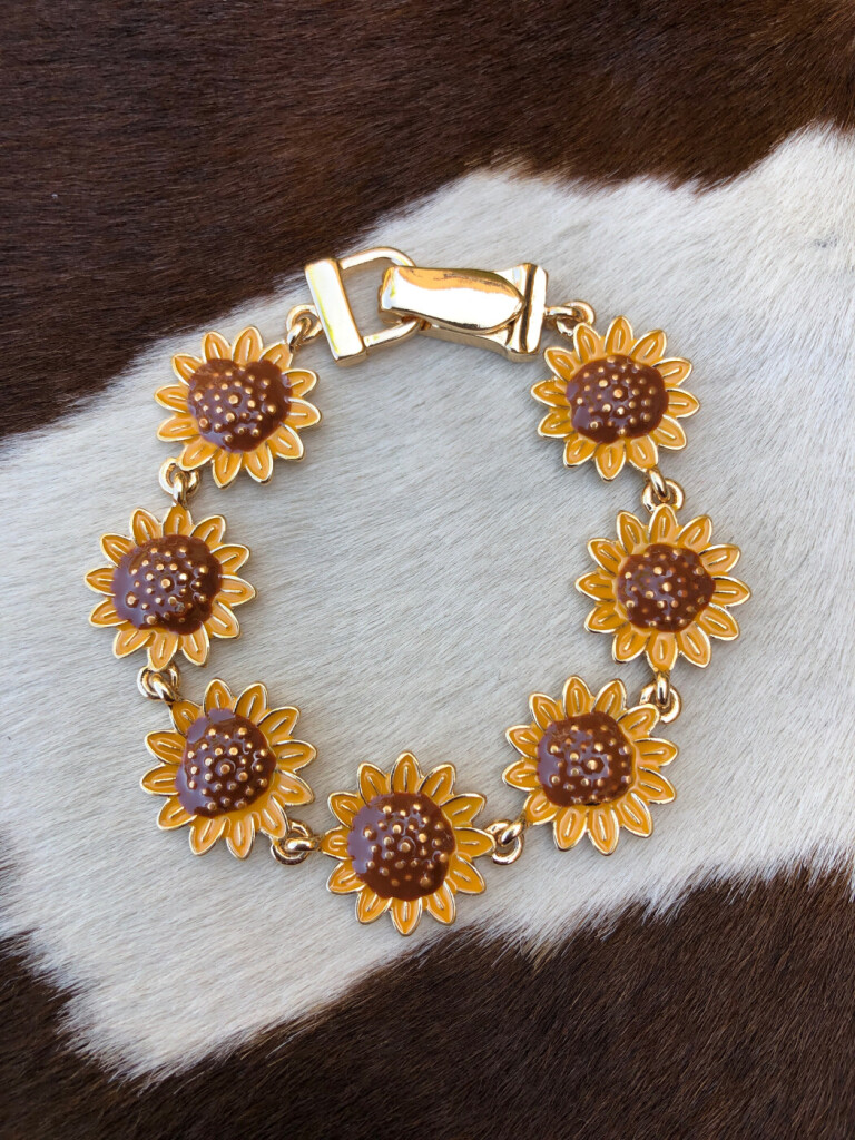 Sunflower ” Stylish Closure Bracelet ( Classic ) Ale Accessories