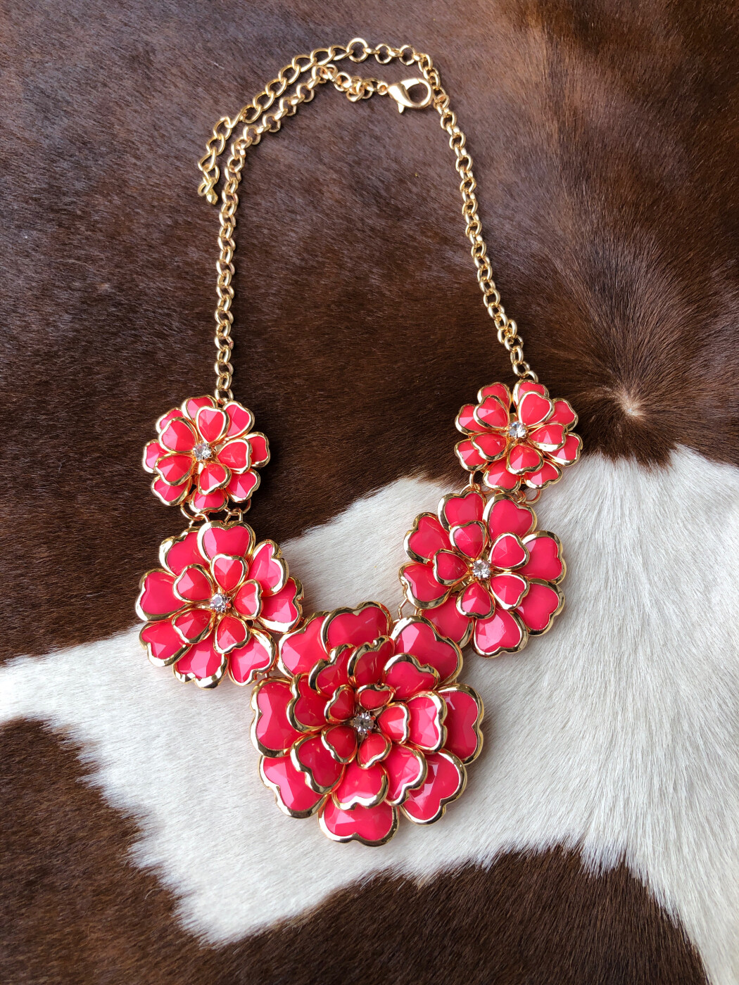 Flower Statement Necklace • Lilly Necklace