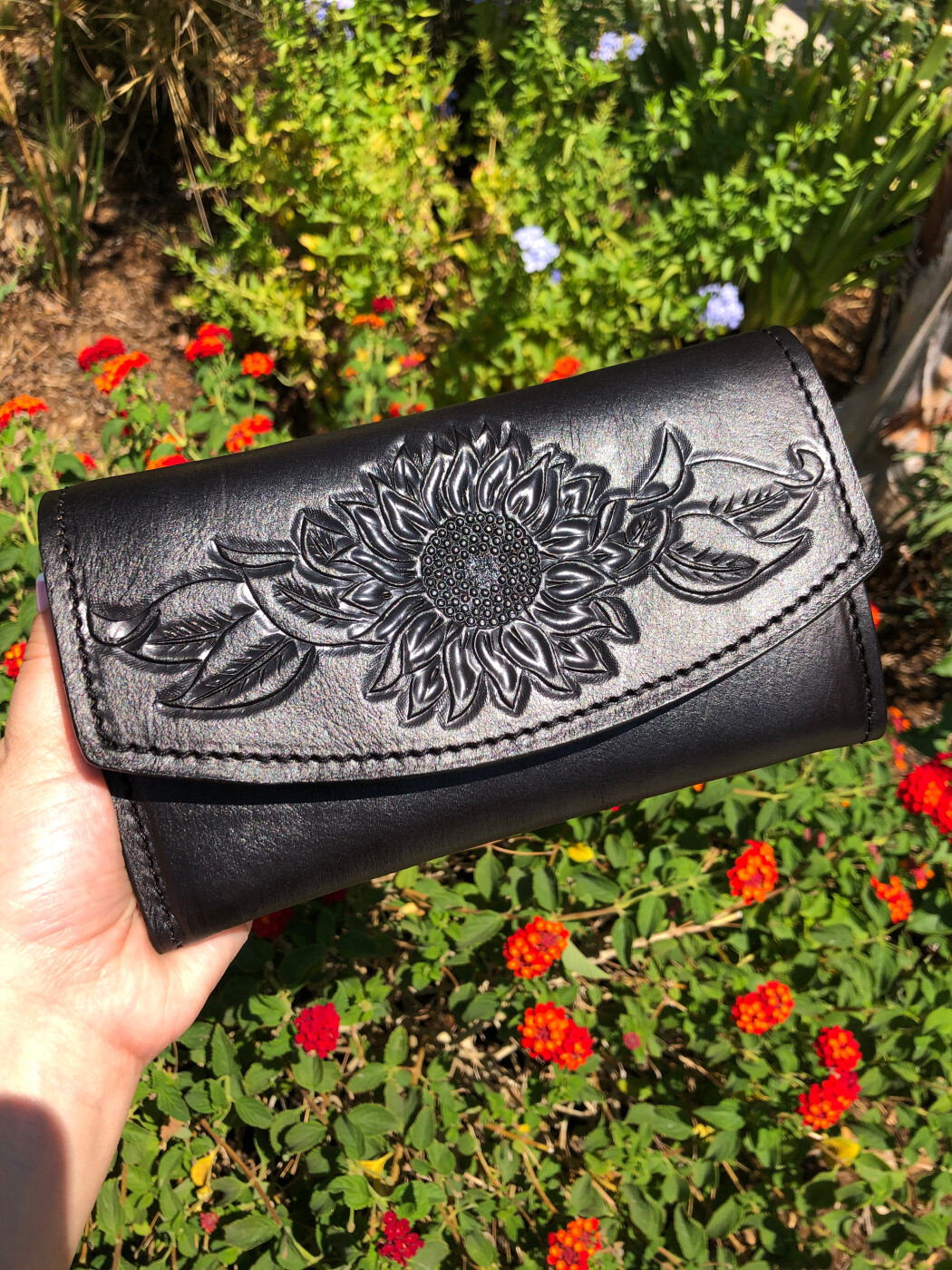 Black Leather Wallets