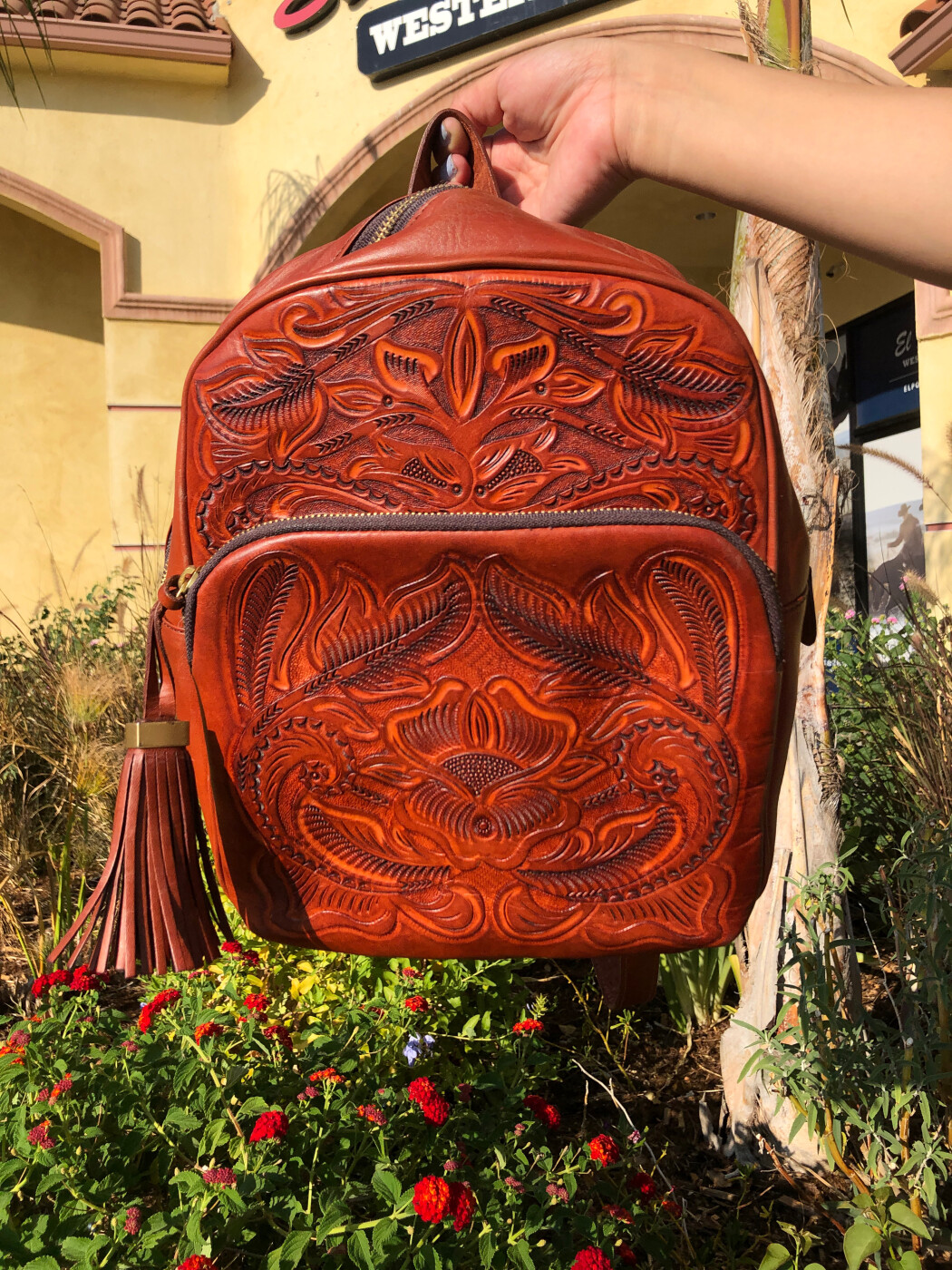 Floral Navajo Crossbody Bag