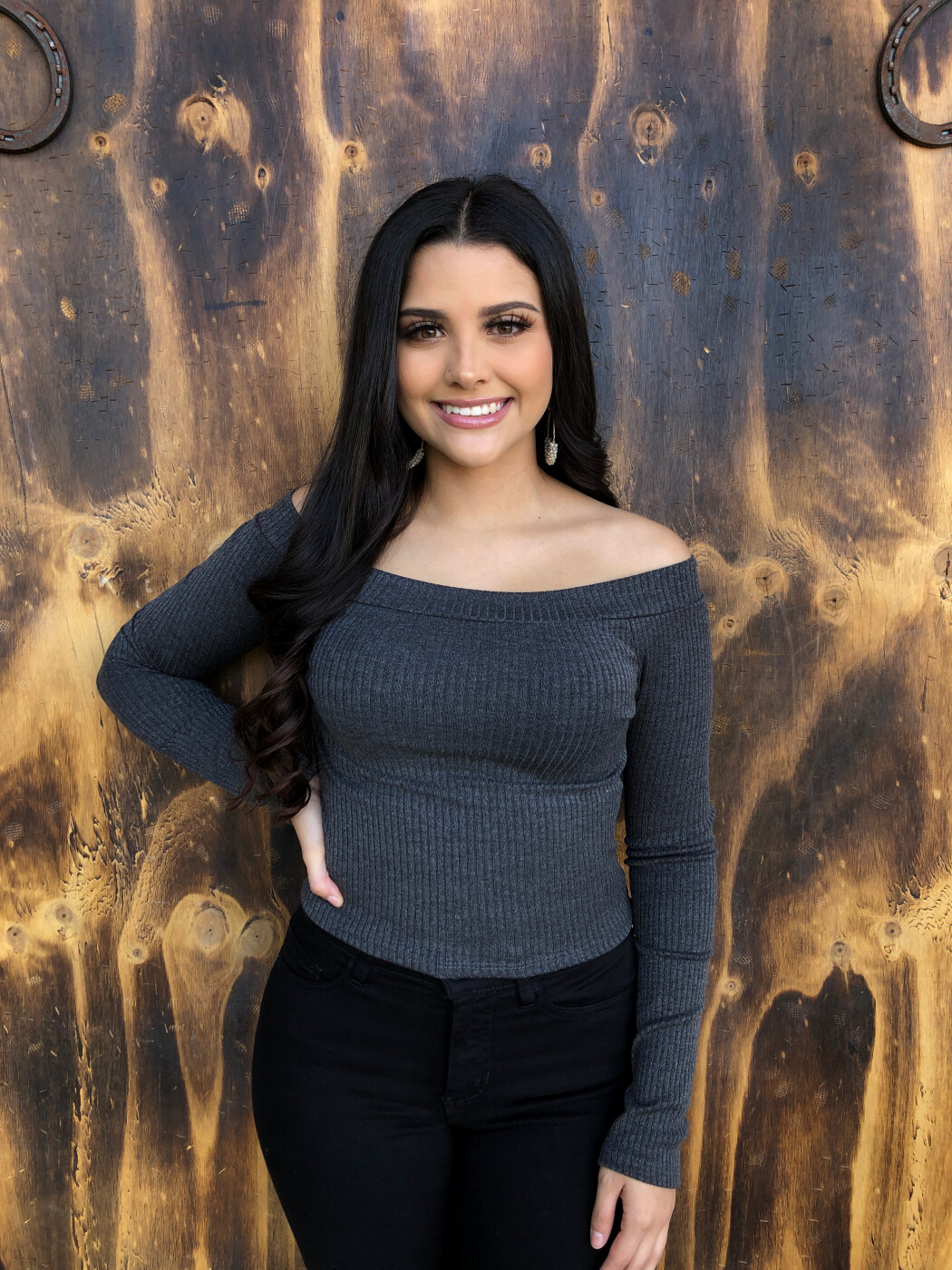 Itzayana” Plain Off The Shoulder Top 