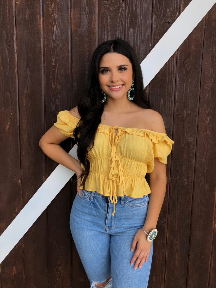 Itzel ” Multi Tie Top ( Yellow ) – Ale Accessories