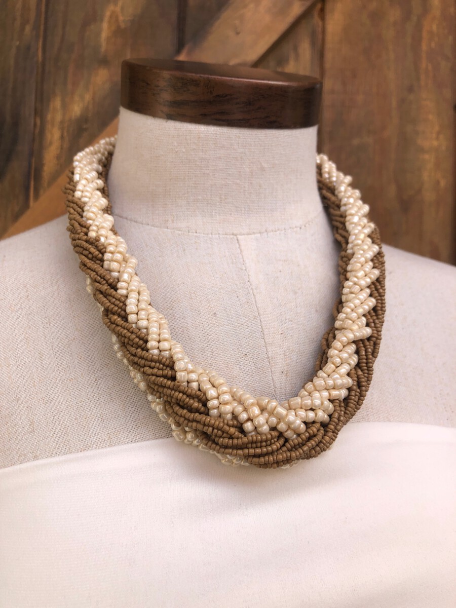 Acai Twist Triple-Strand Necklace by Treats Jewelry Designs