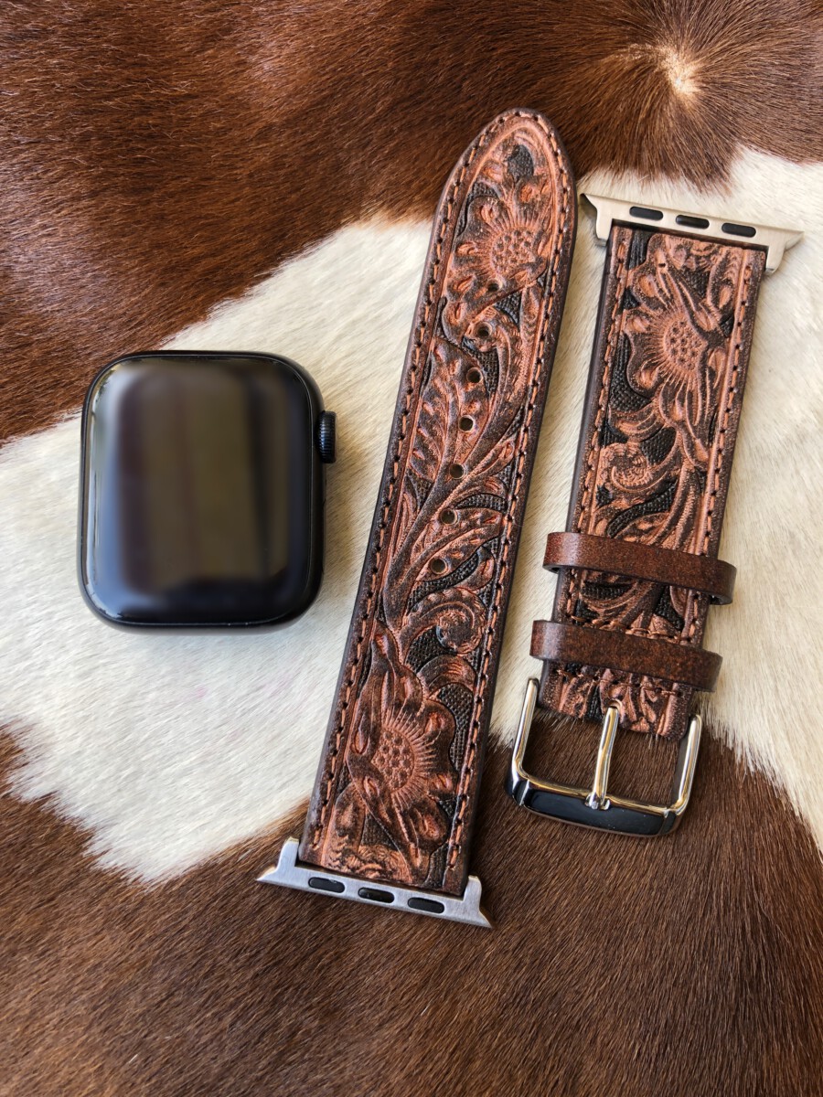 Hand-tooled leather watchband for under $4 – sue's news