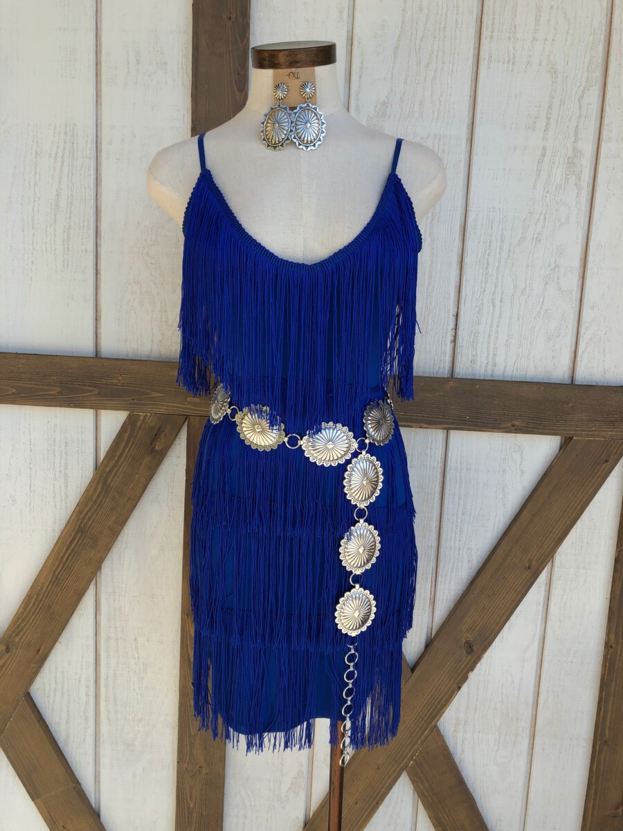 Royal Blue Flapper Dress