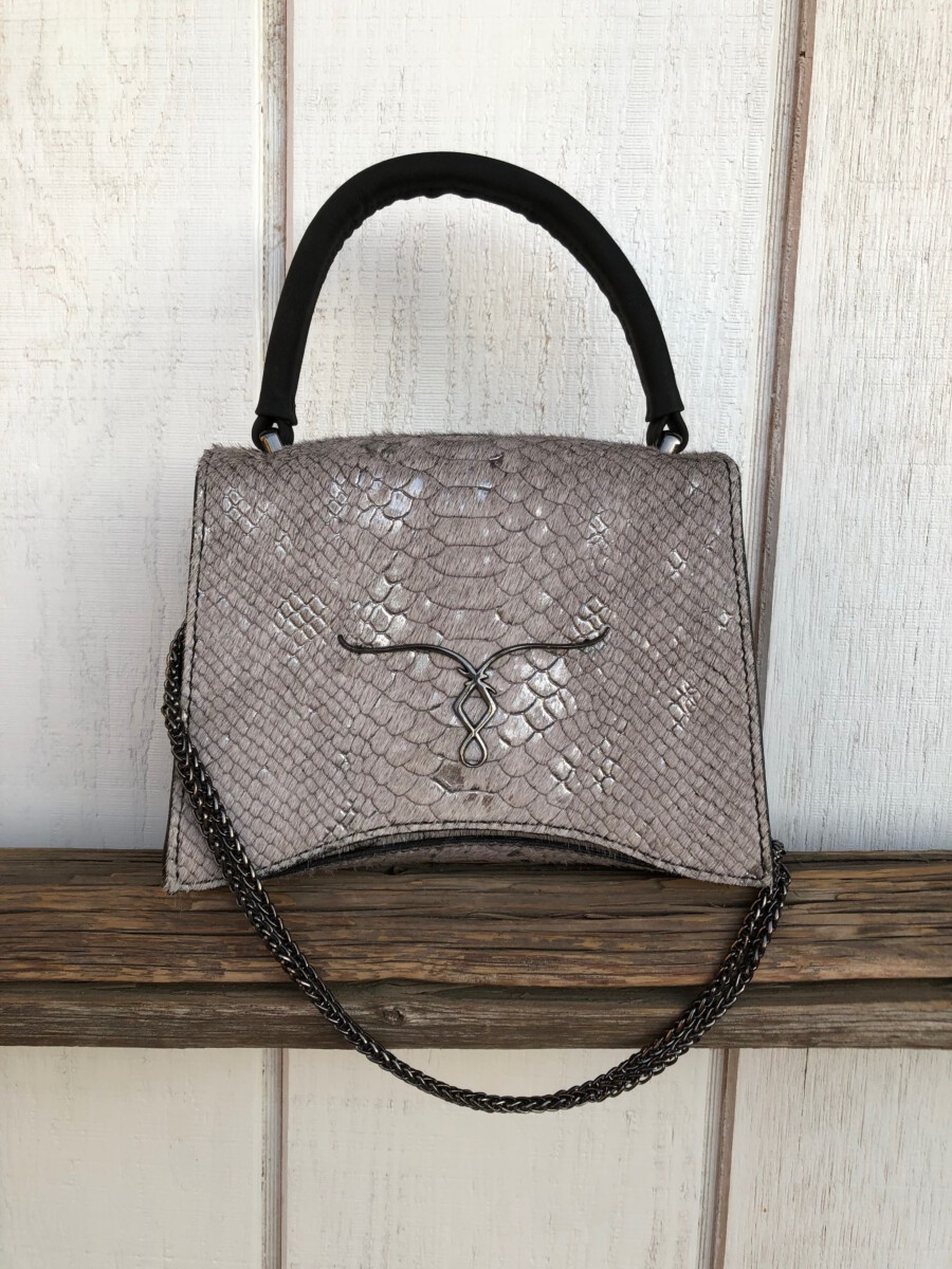 Elizabeth Grey Purse | Sustainable certified leather